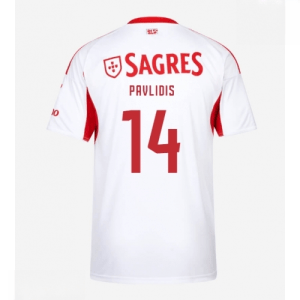 Echipament fotbal Benfica Vangelis Pavlidis #14 Tricou Treilea 2025-26 pentru bărbați