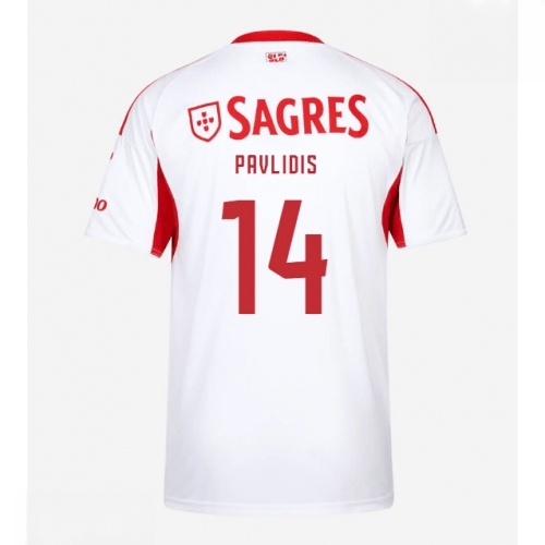 Echipament fotbal Benfica Vangelis Pavlidis #14 Tricou Treilea 2025-26 pentru bărbați 1 Echipament fotbal Benfica Vangelis Pavlidis #14 Tricou Treilea 2025-26 pentru bărbați