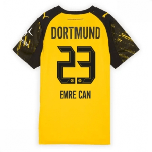 Echipament fotbal Borussia Dortmund Emre Can #23 Tricou Acasa 2025-26 pentru femei mânecă scurtă