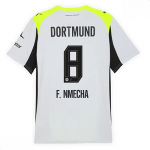 Echipament fotbal Borussia Dortmund Felix Nmecha #8 Tricou Deplasare 2025-26 pentru bărbați