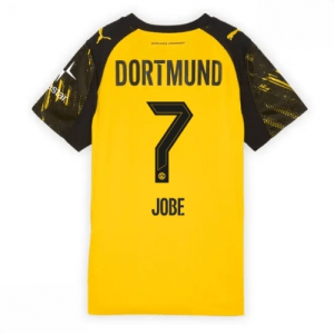 Echipament fotbal Borussia Dortmund Jobe Bellingham #7 Tricou Acasa 2025-26 pentru femei mânecă scurtă