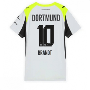 Echipament fotbal Borussia Dortmund Julian Brandt #10 Tricou Deplasare 2025-26 pentru femei mânecă scurtă