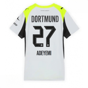 Echipament fotbal Borussia Dortmund Karim Adeyemi #27 Tricou Deplasare 2025-26 pentru femei mânecă scurtă