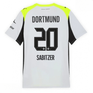 Echipament fotbal Borussia Dortmund Marcel Sabitzer #20 Tricou Deplasare 2025-26 pentru bărbați