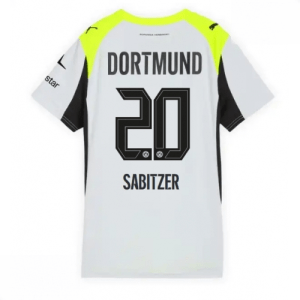 Echipament fotbal Borussia Dortmund Marcel Sabitzer #20 Tricou Deplasare 2025-26 pentru femei mânecă scurtă