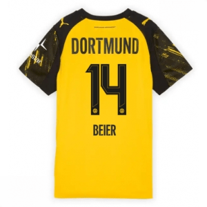 Echipament fotbal Borussia Dortmund Maximilian Beier #14 Tricou Acasa 2025-26 pentru femei mânecă scurtă