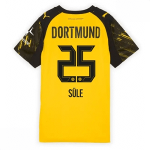 Echipament fotbal Borussia Dortmund Niklas Sule #25 Tricou Acasa 2025-26 pentru femei mânecă scurtă
