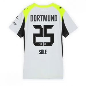 Echipament fotbal Borussia Dortmund Niklas Sule #25 Tricou Deplasare 2025-26 pentru femei mânecă scurtă