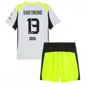 Echipament fotbal Borussia Dortmund Pascal Gross #13 Tricou Deplasare 2025-26 pentru copii set fotbal