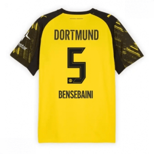 Echipament fotbal Borussia Dortmund Ramy Bensebaini #5 Tricou Acasa 2025-26 pentru bărbați