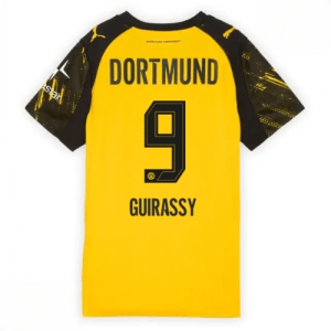 Echipament fotbal Borussia Dortmund Serhou Guirassy #9 Tricou Acasa 2025-26 pentru femei mânecă scurtă