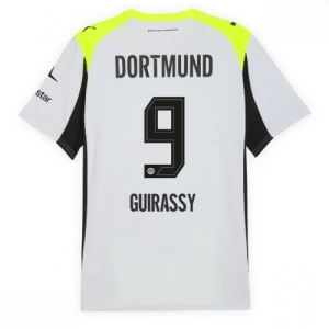 Echipament fotbal Borussia Dortmund Serhou Guirassy #9 Tricou Deplasare 2025-26 pentru bărbați