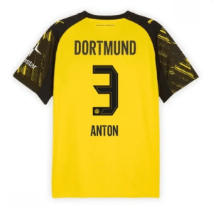 Echipament fotbal Borussia Dortmund Waldemar Anton #3 Tricou Acasa 2025-26 pentru bărbați