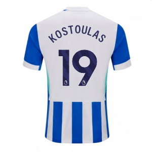 Echipament fotbal Brighton Charalampos Kostoulas #19 Tricou Acasa 2025-26 pentru bărbați