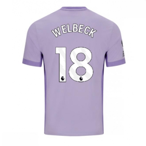 Echipament fotbal Brighton Danny Welbeck #18 Tricou Deplasare 2025-26 pentru bărbați