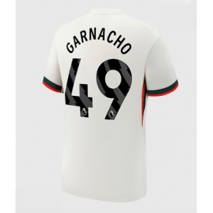 Echipament fotbal Chelsea Alejandro Garnacho #49 Tricou Deplasare 2025-26 pentru bărbați