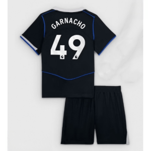 Ieftine Echipament fotbal Chelsea Alejandro Garnacho #49 Tricou Treilea 2025-26 pentru copii + șort