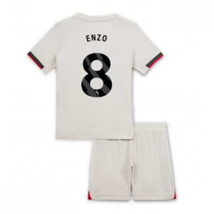 Ieftine Echipament fotbal Chelsea Enzo Fernandez #8 Tricou Deplasare 2025-26 pentru copii + șort