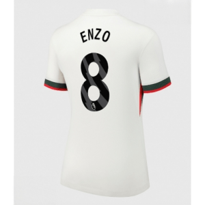 Echipament fotbal Chelsea Enzo Fernandez #8 Tricou Deplasare 2025-26 pentru femei mânecă scurtă