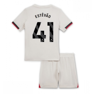 Ieftine Echipament fotbal Chelsea Estevao Willian #41 Tricou Deplasare 2025-26 pentru copii + șort