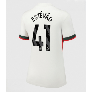 Echipament fotbal Chelsea Estevao Willian #41 Tricou Deplasare 2025-26 pentru femei mânecă scurtă