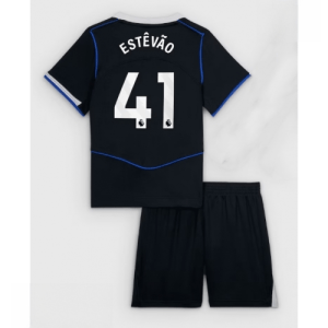 Ieftine Echipament fotbal Chelsea Estevao Willian #41 Tricou Treilea 2025-26 pentru copii + șort