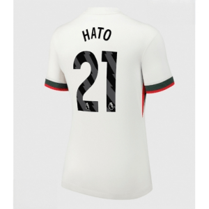 Echipament fotbal Chelsea Jorrel Hato #21 Tricou Deplasare 2025-26 pentru femei mânecă scurtă