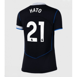 Echipament fotbal Chelsea Jorrel Hato #21 Tricou Treilea 2025-26 pentru femei mânecă scurtă