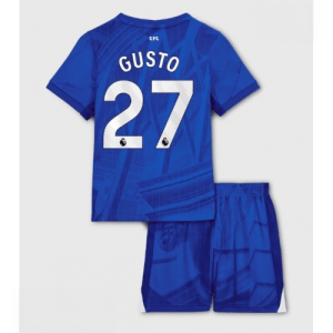 Ieftine Echipament fotbal Chelsea Malo Gusto #27 Tricou Acasa 2025-26 pentru copii + șort