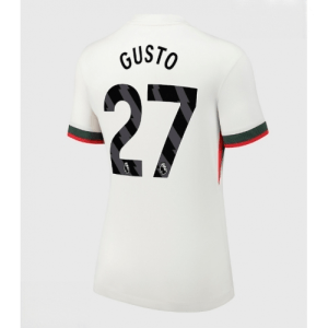 Echipament fotbal Chelsea Malo Gusto #27 Tricou Deplasare 2025-26 pentru femei mânecă scurtă
