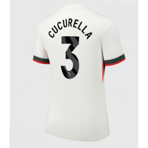 Echipament fotbal Chelsea Marc Cucurella #3 Tricou Deplasare 2025-26 pentru femei mânecă scurtă