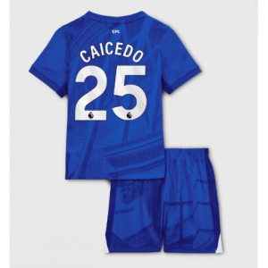 Ieftine Echipament fotbal Chelsea Moises Caicedo #25 Tricou Acasa 2025-26 pentru copii + șort
