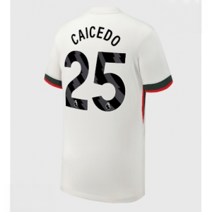 Echipament fotbal Chelsea Moises Caicedo #25 Tricou Deplasare 2025-26 pentru bărbați