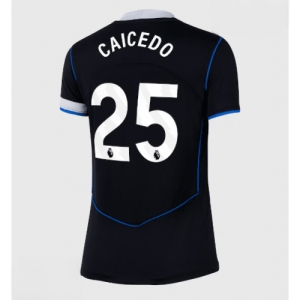 Echipament fotbal Chelsea Moises Caicedo #25 Tricou Treilea 2025-26 pentru femei mânecă scurtă