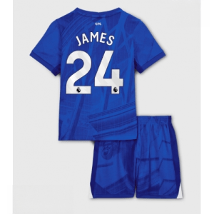 Ieftine Echipament fotbal Chelsea Reece James #24 Tricou Acasa 2025-26 pentru copii + șort
