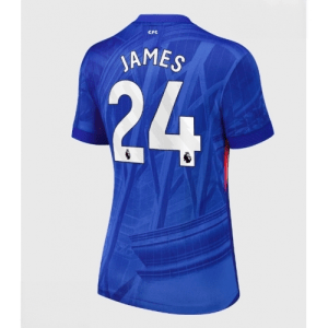 Echipament fotbal Chelsea Reece James #24 Tricou Acasa 2025-26 pentru femei mânecă scurtă