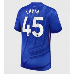 Echipament fotbal Chelsea Romeo Lavia #45 Tricou Acasa 2025-26 pentru bărbați