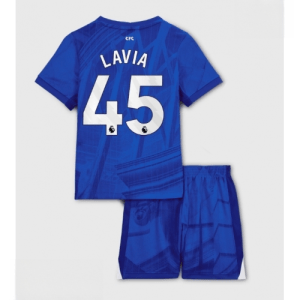 Ieftine Echipament fotbal Chelsea Romeo Lavia #45 Tricou Acasa 2025-26 pentru copii + șort