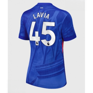 Echipament fotbal Chelsea Romeo Lavia #45 Tricou Acasa 2025-26 pentru femei mânecă scurtă