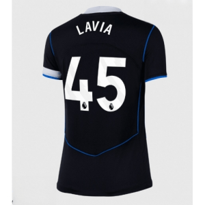 Echipament fotbal Chelsea Romeo Lavia #45 Tricou Treilea 2025-26 pentru femei mânecă scurtă