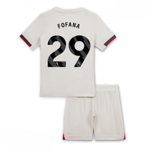 Ieftine Echipament fotbal Chelsea Wesley Fofana #29 Tricou Deplasare 2025-26 pentru copii + șort