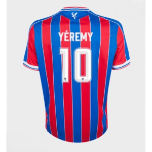 Echipament fotbal Crystal Palace Yeremy Pino #10 Tricou Acasa 2025-26 pentru bărbați
