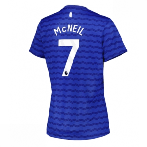 Echipament fotbal Everton Dwight McNeil #7 Tricou Acasa 2025-26 pentru femei mânecă scurtă