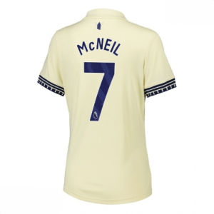 Echipament fotbal Everton Dwight McNeil #7 Tricou Deplasare 2025-26 pentru femei mânecă scurtă
