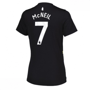 Echipament fotbal Everton Dwight McNeil #7 Tricou Treilea 2025-26 pentru femei mânecă scurtă
