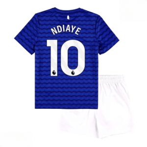 Echipament fotbal Everton Iliman Ndiaye #10 Tricou Acasa 2025-26 pentru copii tricou și pantaloni