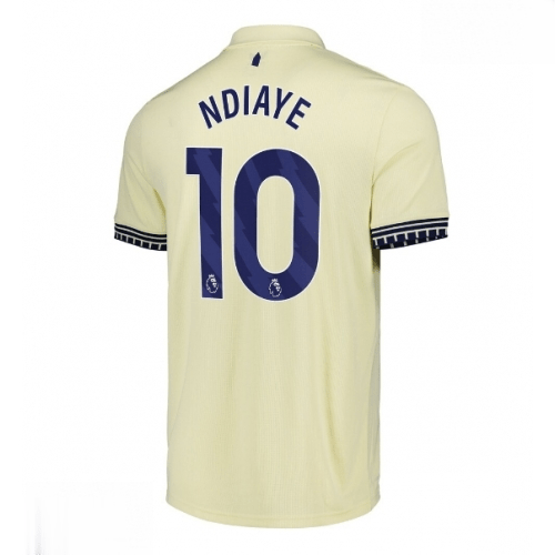 Echipament fotbal Everton Iliman Ndiaye #10 Tricou Deplasare 2025-26 pentru bărbați 1 Echipament fotbal Everton Iliman Ndiaye #10 Tricou Deplasare 2025-26 pentru bărbați