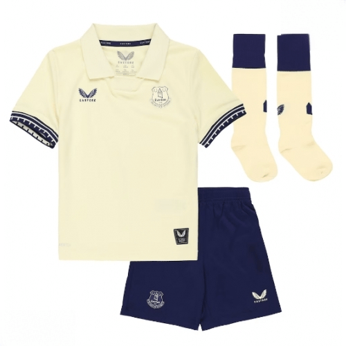 Echipament fotbal Everton Jack Grealish #18 Tricou Deplasare 2025-26 pentru copii tricou și pantaloni 2 Echipament fotbal Everton Jack Grealish #18 Tricou Deplasare 2025-26 pentru copii tricou și pantaloni - imagine 2