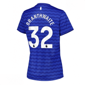 Echipament fotbal Everton Jarrad Branthwaite #32 Tricou Acasa 2025-26 pentru femei mânecă scurtă