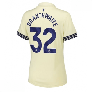 Echipament fotbal Everton Jarrad Branthwaite #32 Tricou Deplasare 2025-26 pentru femei mânecă scurtă